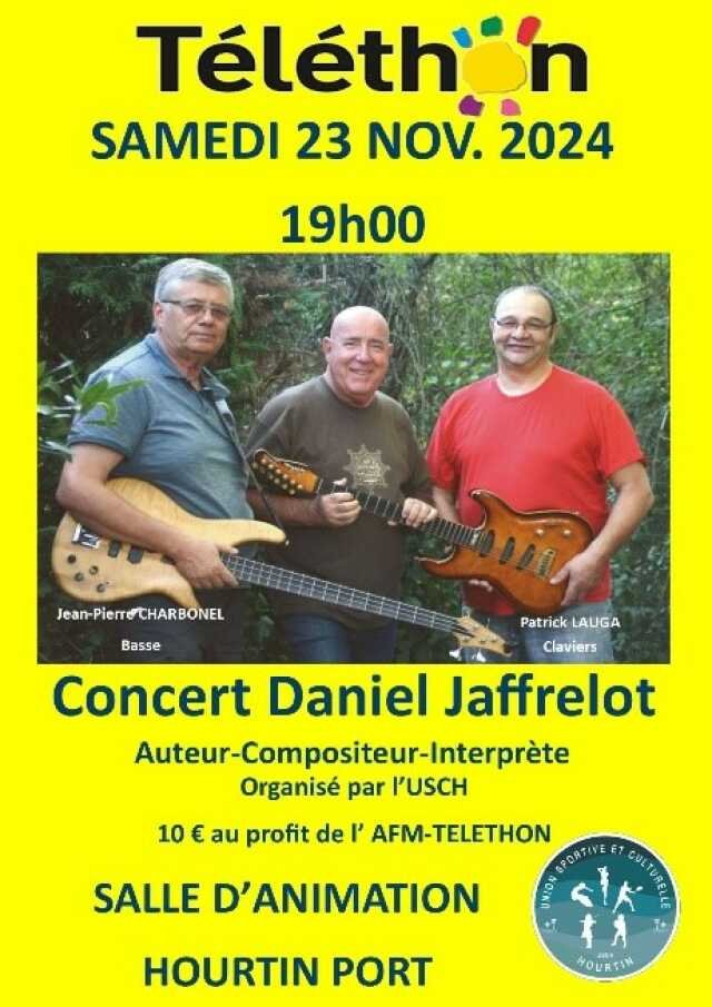 Téléthon : Concert : Daniel Jaffrelot,Hourtin,33990,Nouvelle-Aquitaine,France