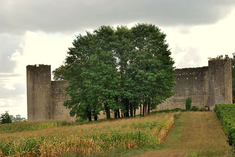 Le monument imite le château pontifical de Villandraut par son plan,Budos,33720,Nouvelle-Aquitaine,France