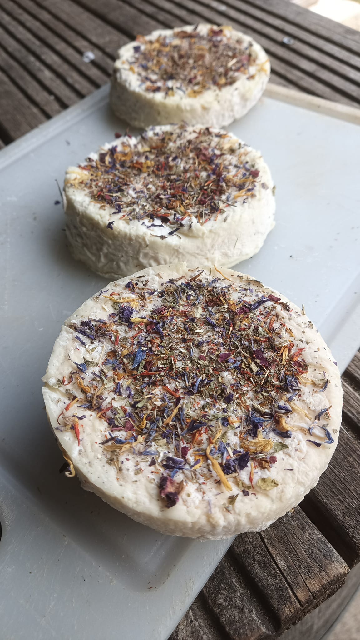 Venez déguster le fromage de chèvre ornés de délicieuses fleurs fruitées.,Noaillan,33730,Nouvelle-Aquitaine,France