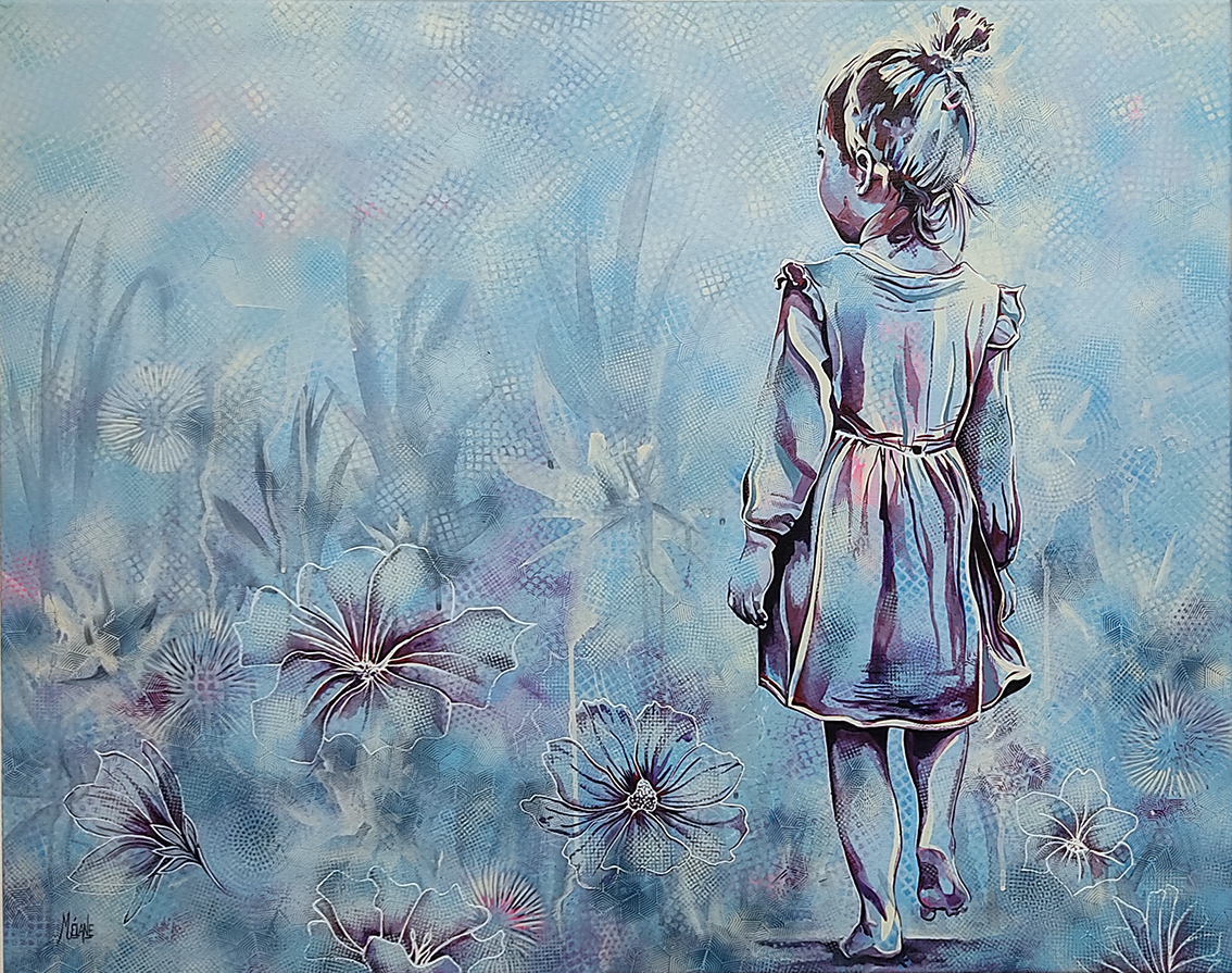 Melane est une peintre et dessinatrice professionnelle,Floirac,33270,Nouvelle-Aquitaine,France