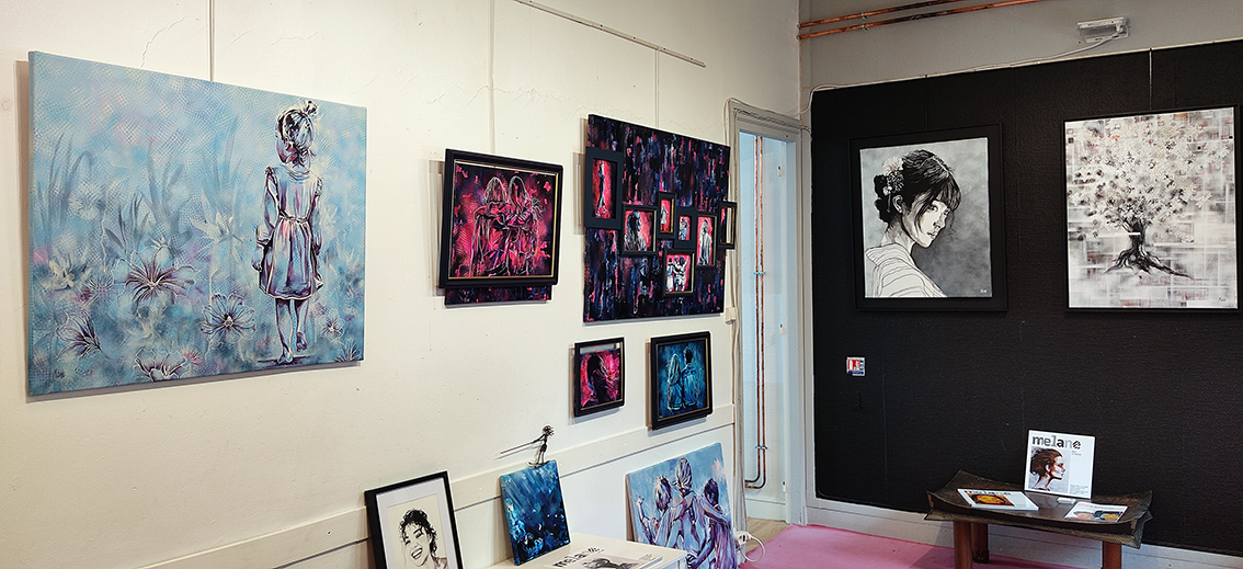 Melane est une peintre et dessinatrice professionnelle,Floirac,33270,Nouvelle-Aquitaine,France