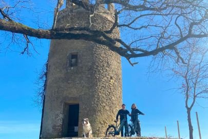 Randonnées en VTT à assistance électrique ECO TOURISME,Laroque,33410,Nouvelle-Aquitaine,France