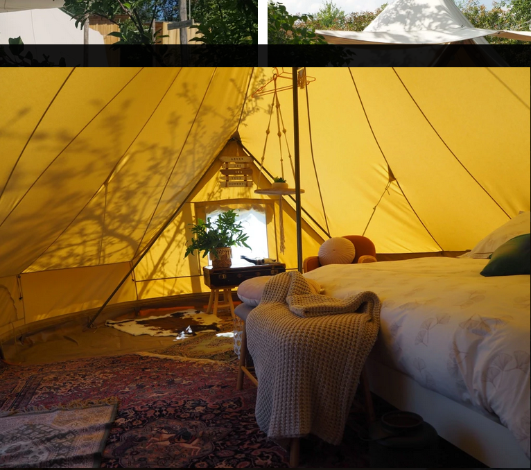 Séjour insolite en tentes lodges, pour une expérience de glamping inoubliable,Berson,33390,Nouvelle-Aquitaine,France